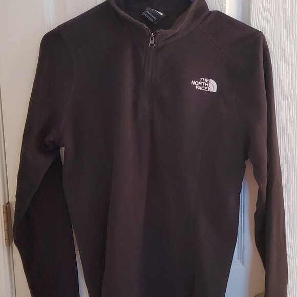 The North Face Ladies lightweight Fleece Half Zip Jacket Size Small - Picture 2 of 3